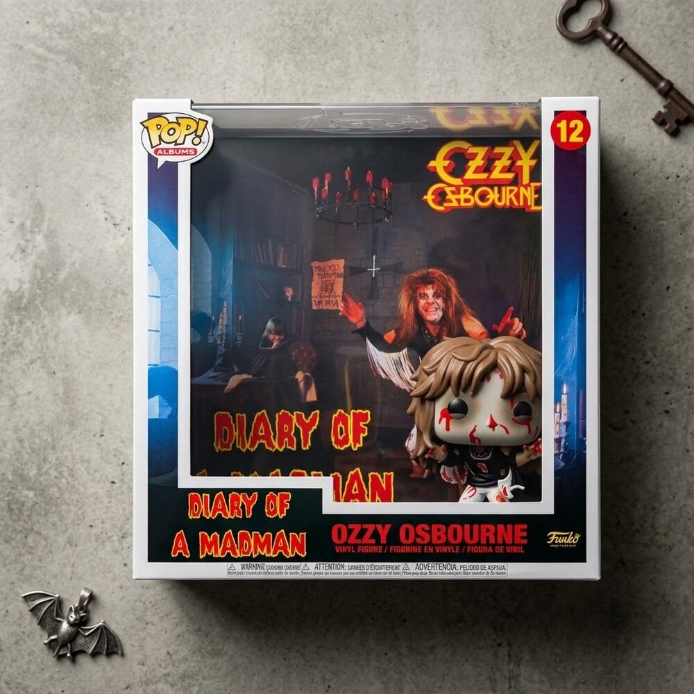 Funko Pop Albums Ozzy Osbourne Diary of a Madman 12 Heavy Metal Core Rockcore